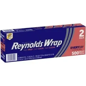 Reynolds Wrap 厨房食品铝箔纸 250 sq. ft. 2件装