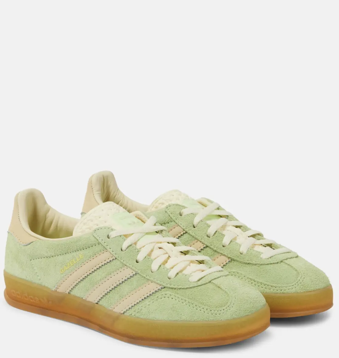 Adidas 阿迪达斯 Originals Gazelle 麂皮抹茶绿中性款板鞋