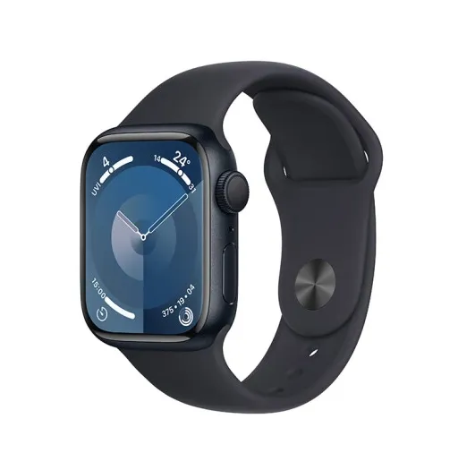 好价！Apple 苹果 Watch Series 9 智能手表GPS款41毫米午夜色铝金属表壳 午夜色运动型表带S/M MR8W3CH/A