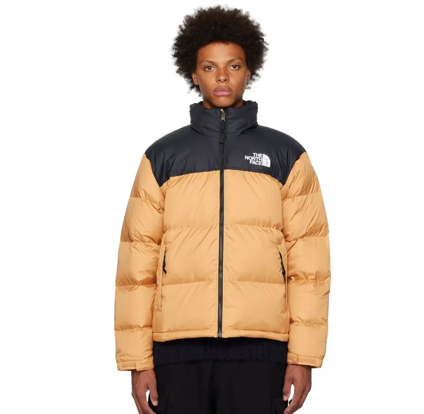 王星越同款！The North Face 北脸 1996 浅棕色男款羽绒服