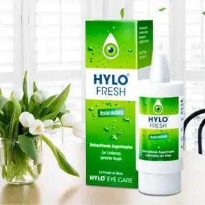 HYLO 海露 FRESH清新舒缓滋润滴眼液眼药水10ml 保护视力舒缓疲劳消炎杀菌止痒