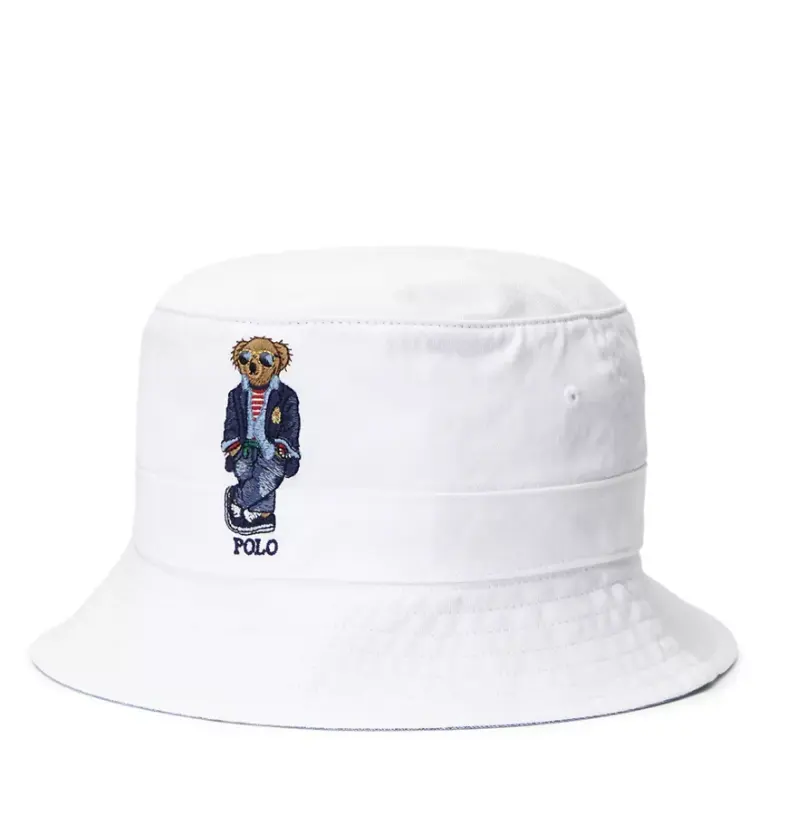 Ralph Lauren 拉夫劳伦白色渔夫帽