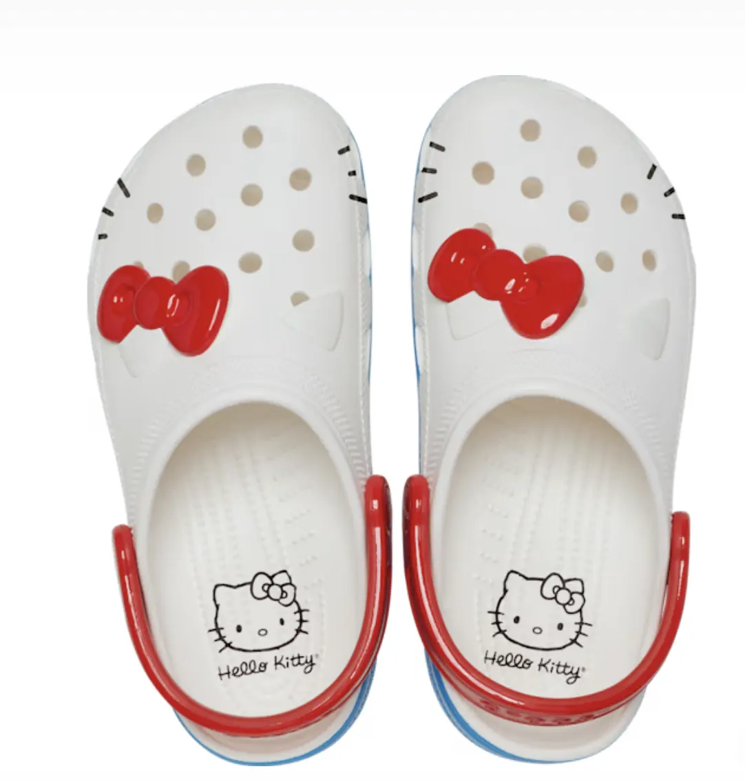 Crocs 卡骆驰 X HELLO KITTY 联名款 CLASSIC CLOG 洞洞鞋