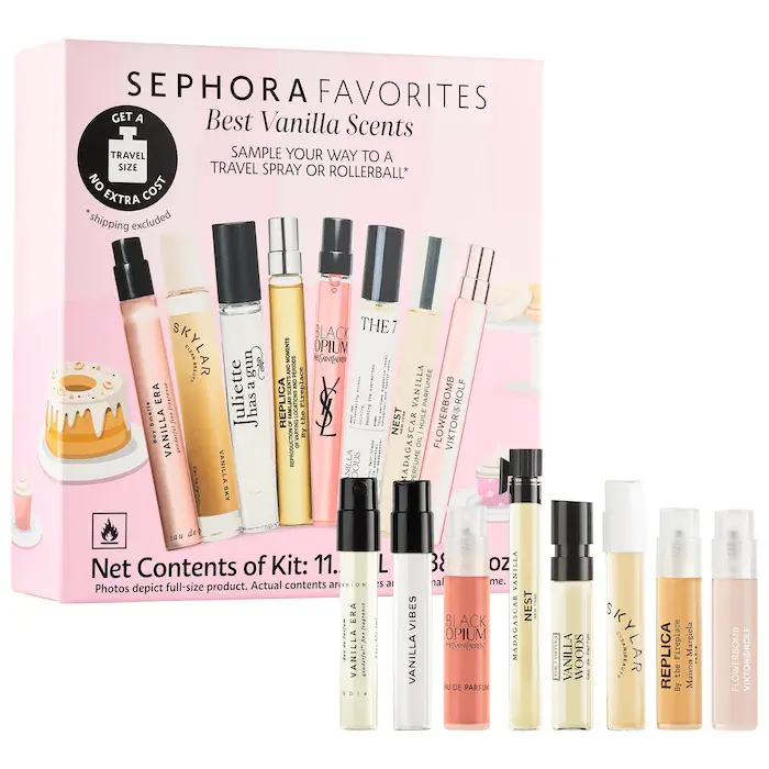 上新！Sephora Favorites Vanilla 试管香套装 价值$58