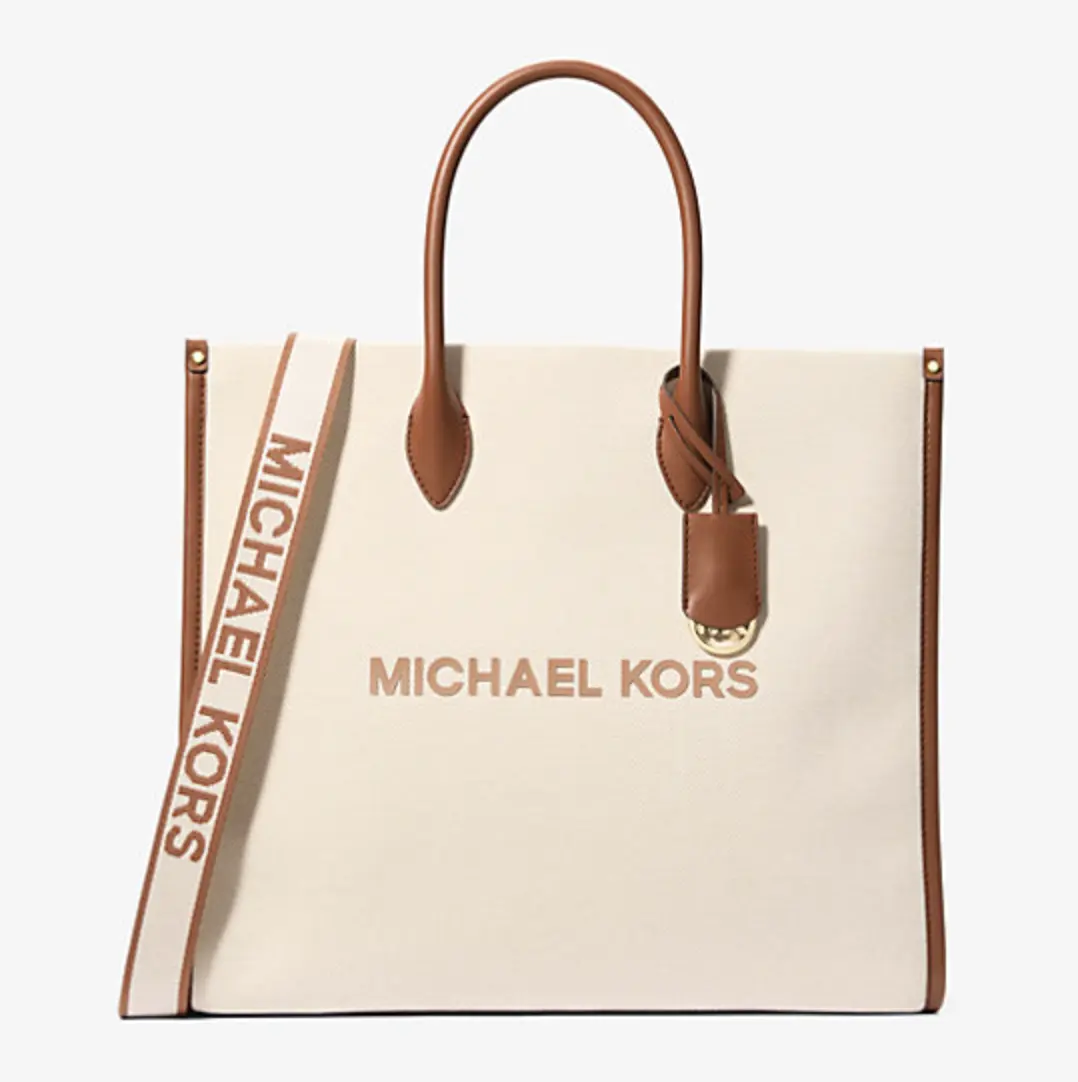 满$150额外85折！Michael Kors Mirella 大号帆布托特包