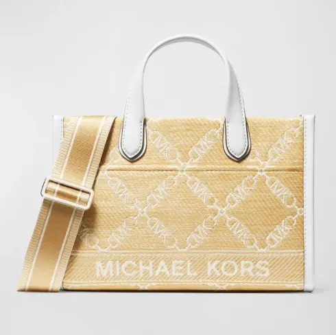 度假风！MICHAEL Michael Kors Gigi Small East-West Monogram 包包