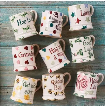 Emma Bridgewater：定制杯闪促 爱心马克杯£15 宠物狗爪碗£25