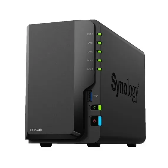 Synology DS224+ 2盘位 NAS 私有云