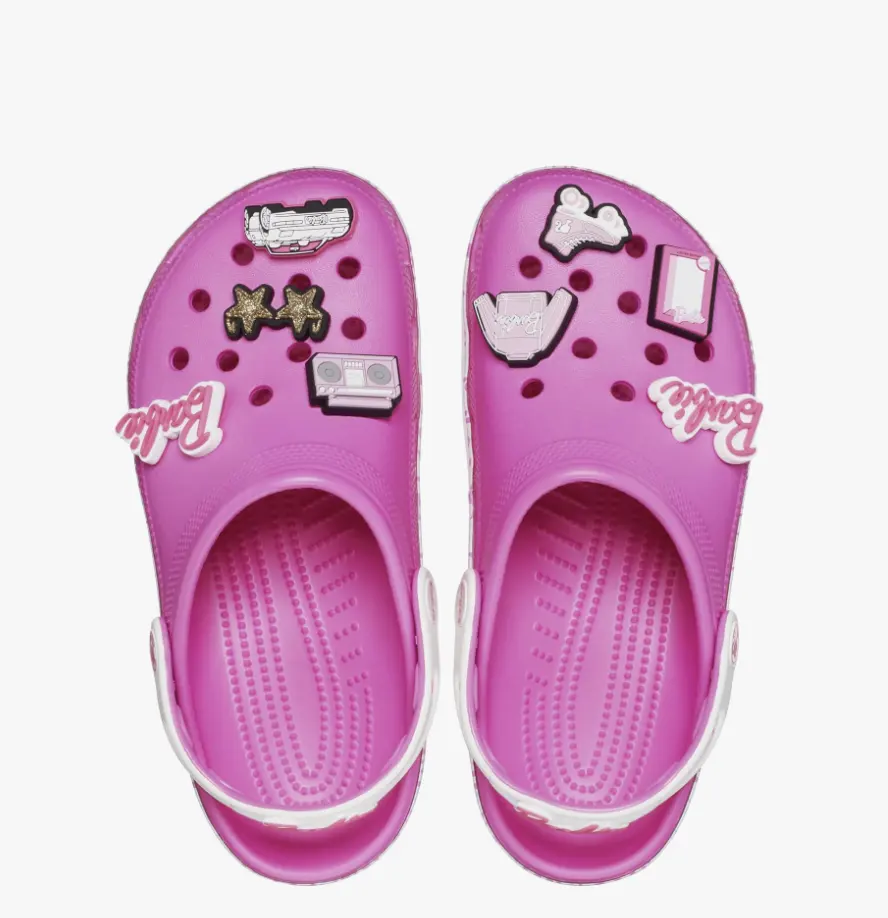 Barbie X CROCS 联名款粉色中性款洞洞鞋