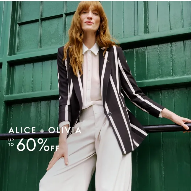 THE OUTNET US & CA：Alice + Olivia 品牌服饰热卖 荷叶边花卉衬衫$198