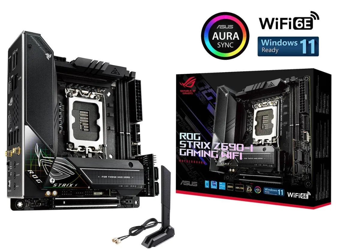 ASUS ROG Strix Z690-I Gaming WiFi 6E LGA 1700 ITX 主板