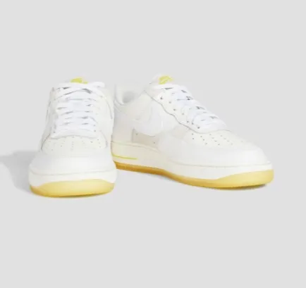 Nike Air Force 1 suede-trimmed 运动鞋