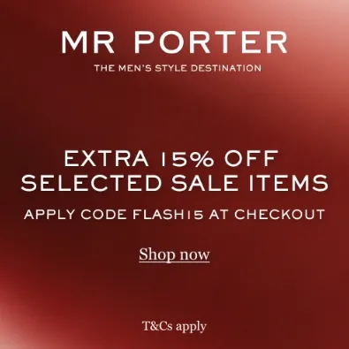 MR PORTER 亚太站：折上折活动回归 FW24 精选商品热卖