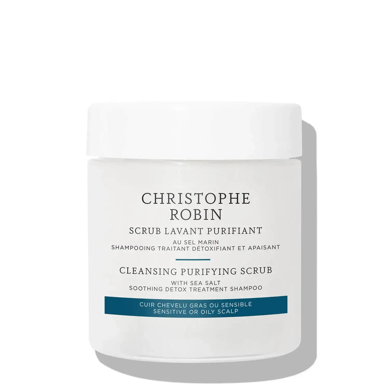 Christophe Robin 海盐洗发膏刺梨滋养发膜去屑洗发水75ml