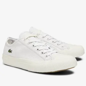 Lacoste 鳄鱼女士帆布鞋