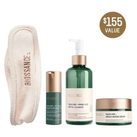 BIOSSANCE 角鲨烷护肤套装 价值$155