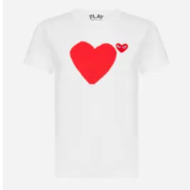 Comme Des Garcons Play 爱心logo T恤