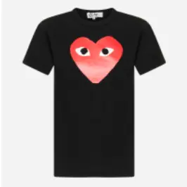 Comme Des Garcons Play 爱心logo T恤