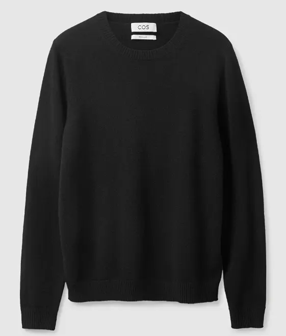 COS 常规版型纯羊绒毛衣