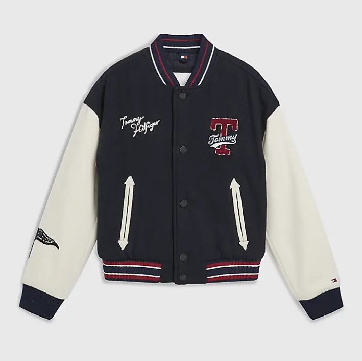 Tommy Hilfiger 儿童LOGO飞行员夹克