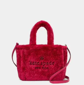 Kate Spade New York - Ella 毛绒小号托特包