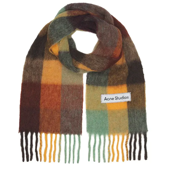 ACNE STUDIOS 彩格围巾
