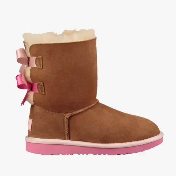 断码！UGG Bailey Bow II 女童款雪地靴