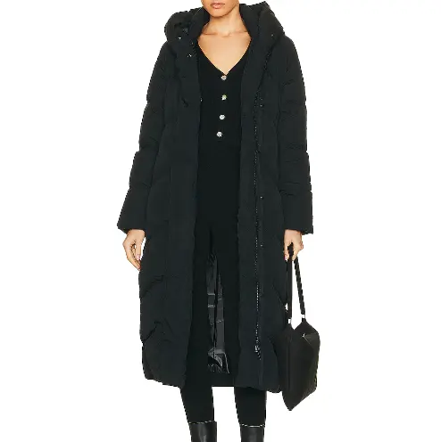 Canada Goose MARLOW 黑色长款羽绒派克