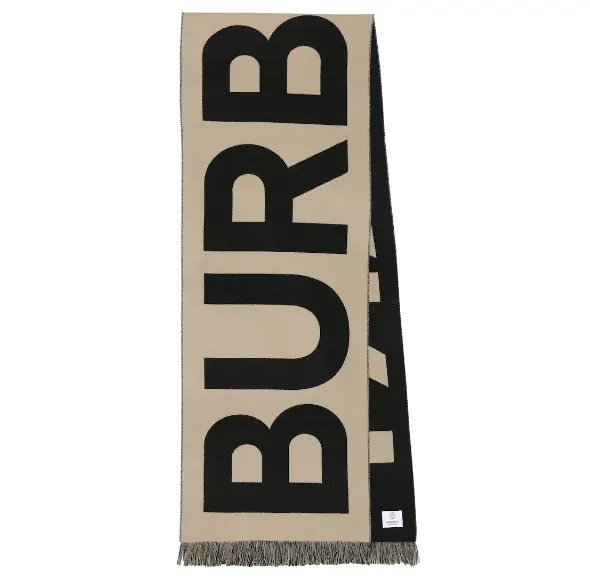 加拿大站点！BURBERRY  双面Logo围巾