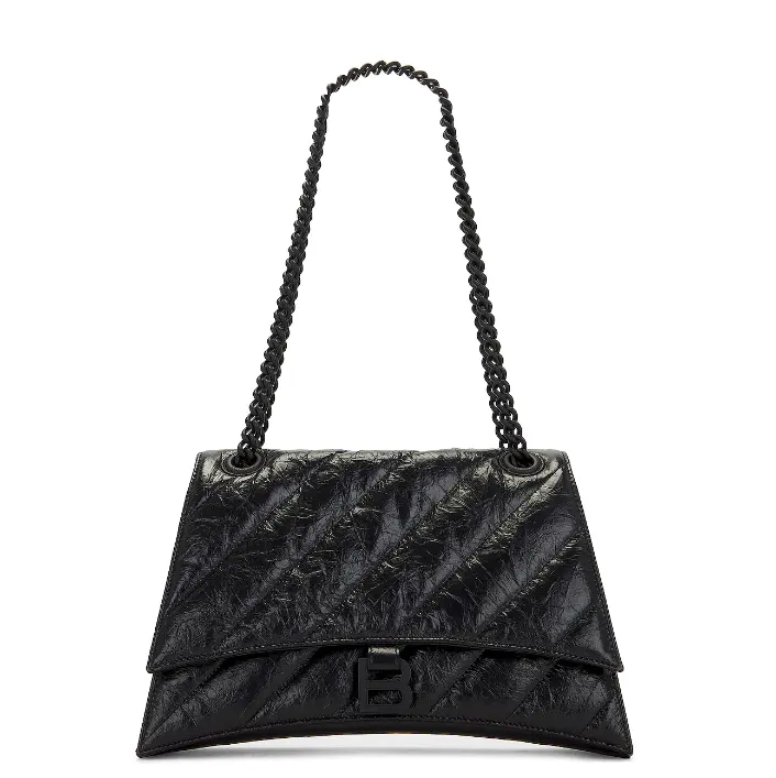BALENCIAGA 黑色 Crush 沙漏包