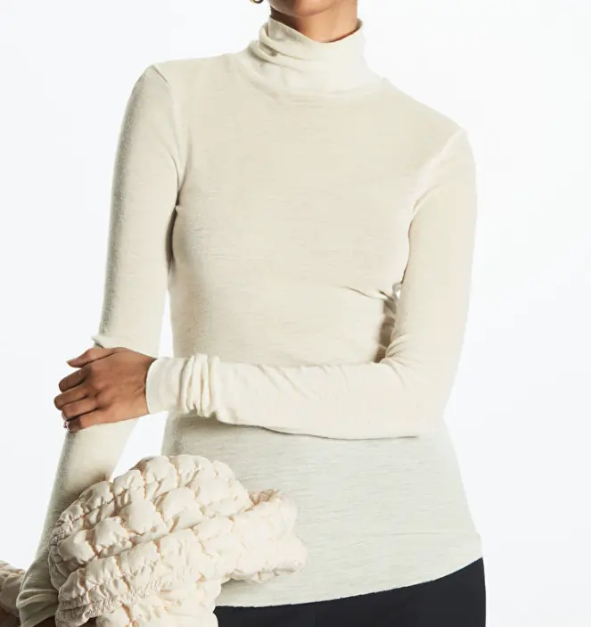 COS 紧身羊毛打底