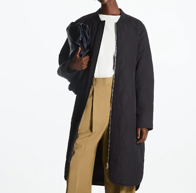 COS 长款夹棉夹克