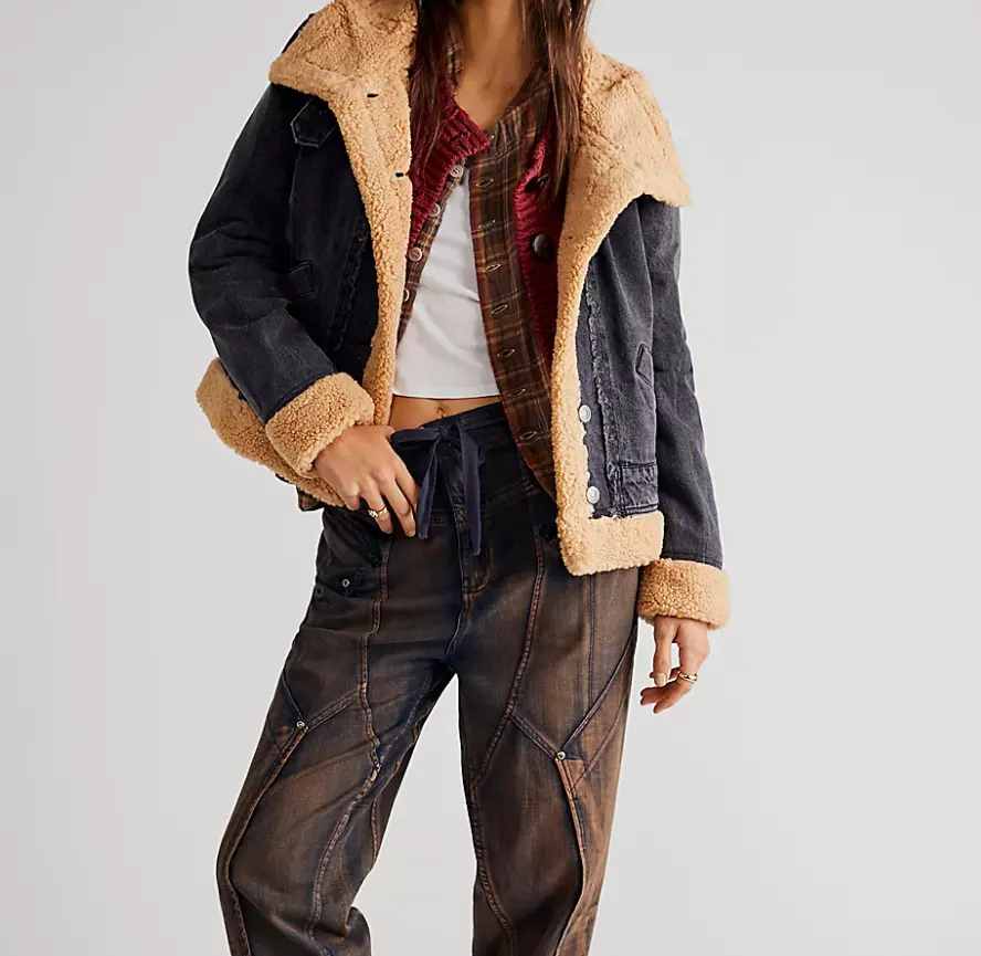 Free People Rylee 舒适机车夹克