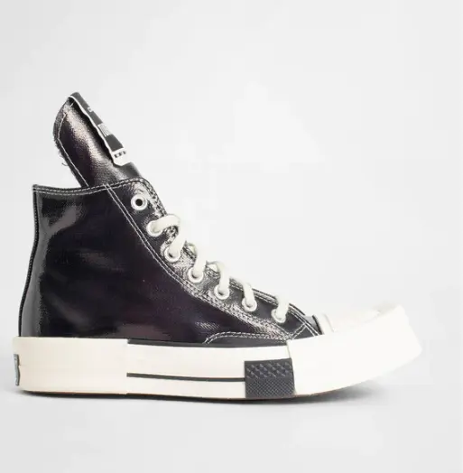 好价！RICK OWENS x CONVERSE 高帮帆布鞋
