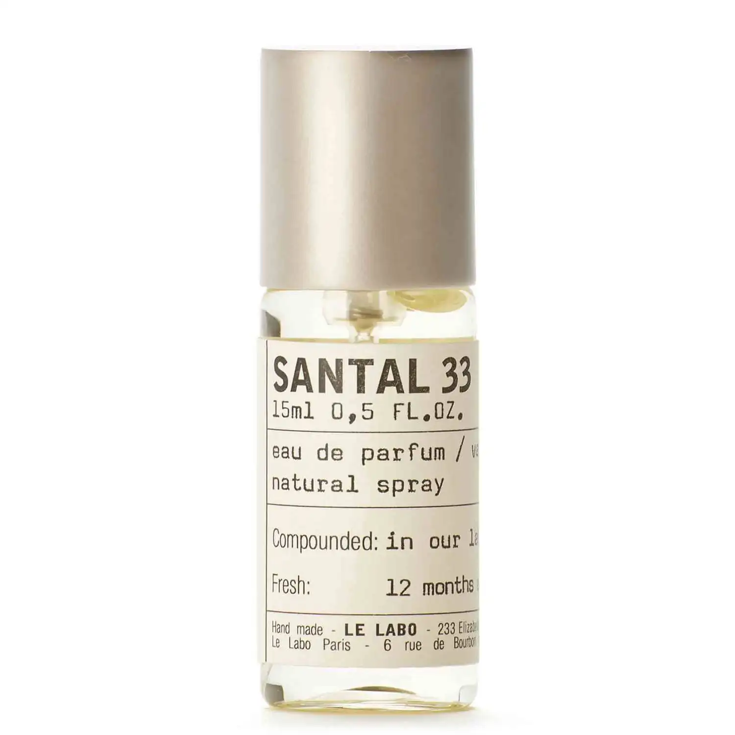 满送礼卡！Le Labo Santal 33 香水EDP15ml