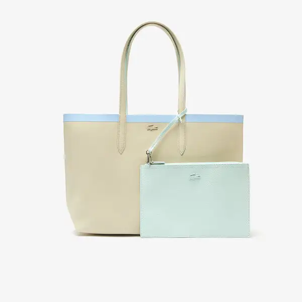 某书热款！Lacoste Anna Removable Zip Pouch 托特包