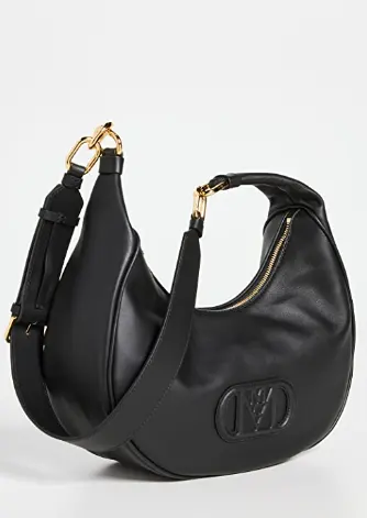 库存浅！MCM Mode Travia 中号半月形单肩包