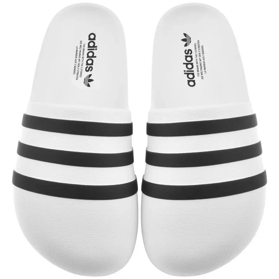 Adidas 阿迪达斯 Originals 黑白配色拖鞋