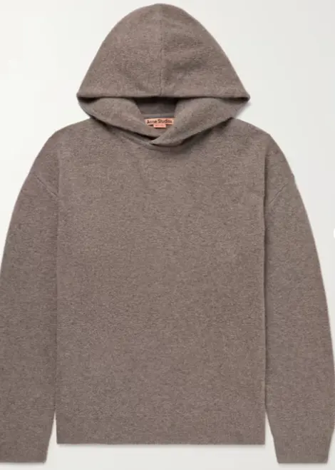 ACNE STUDIO Kristen 羊毛羊绒混纺连帽衫
