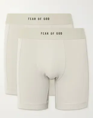FEAR OF GOD 2条装内裤 浅灰色