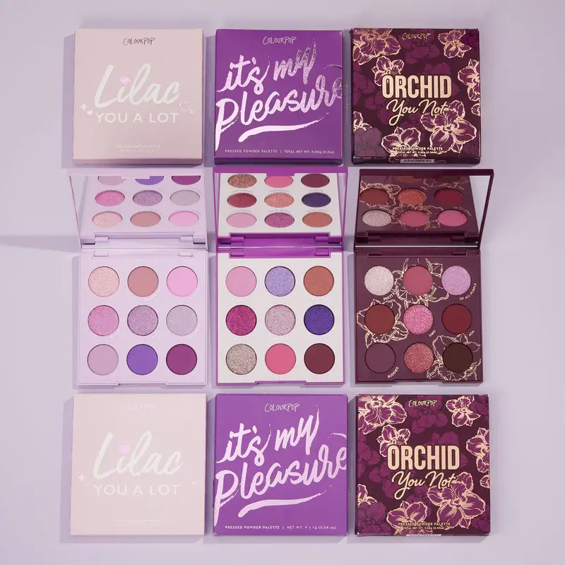 紫色系！ColourPop 卡拉泡泡 purple vision 眼影盘*3