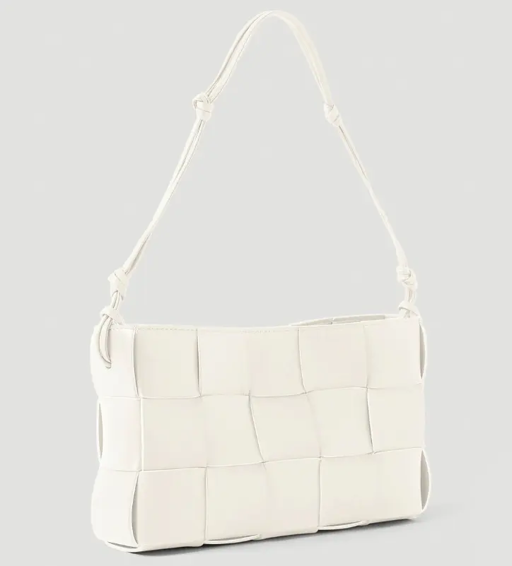 BOTTEGA VENETA Intreccio 白色腋下包