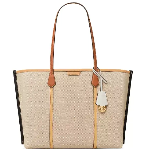 Tory Burch 汤丽柏琦 Perry 帆布托特包