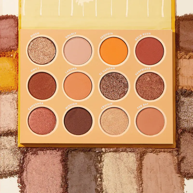 ColourPop 卡拉泡泡 california love 眼影盘