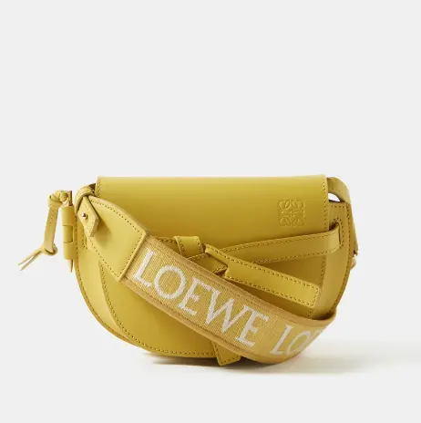 LOEWE Gate mini 柠檬黄斜挎包