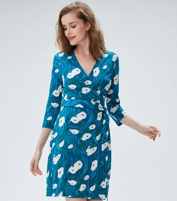 Julian Silk Jersey Wrap 裹身裙