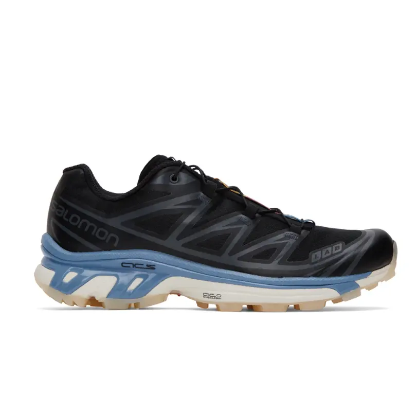 中站含税好价+码全！SALOMON 黑色 XT-6 Clear 男款运动鞋
