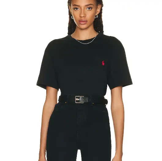 POLO RALPH LAUREN POCKET TEE IN BLACK T恤