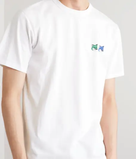 MAISON KITSUNÉ 小狐狸圆领T恤
