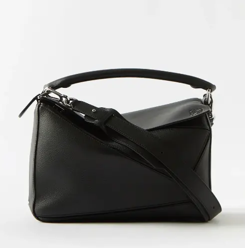 LOEWE Puzzle 黑色手提包